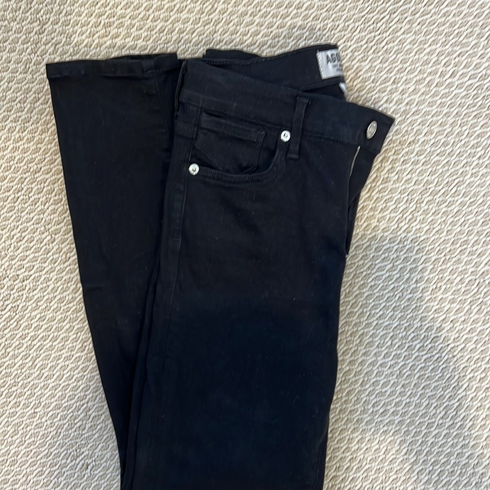 Agolde black skinny jeans